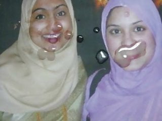 Gman Cum on Face of two pakistani Girls in Hijab (tribute)