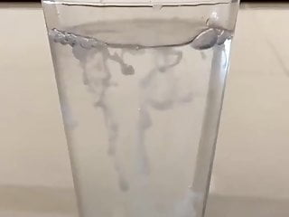 Cum in to water