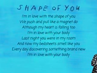 Ed Sheeran- Shape of you
