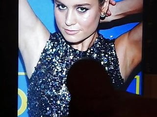 Brie Larson armpit cum tribute HOT!!