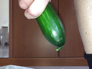 taking the cucumber