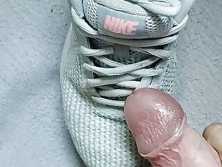 Cum on my wife&#039;s Nike Sneakers