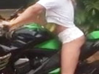 sexy girl on motocycle.mp4