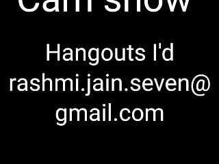 Rashmi paid cam show Hangout I&#039;d on video 