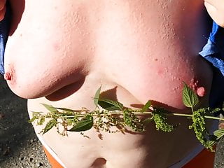 I put some nettles in my bra and go for a walk