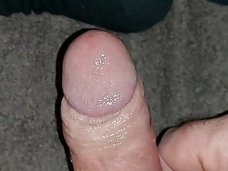 My little cock with lots of foreskin and yummy pre cum