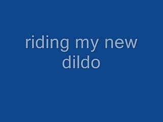 riding new dildo