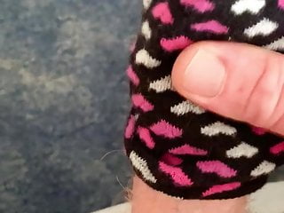 Cum on a sock