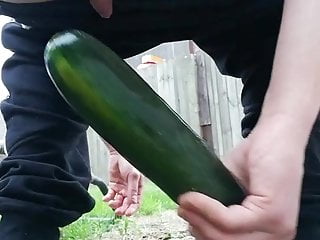 Outsite Vegetable Hard Ass Masturbation