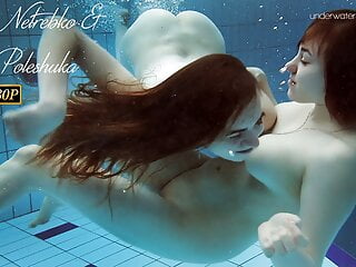 Two dressed beauties underwater &ndash; Netrebko and Poleshuk