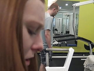 Naughty guy picks up young hottie and fucks her right in gym