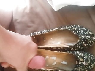 Cum on Her Shoes - Dirty Worn Flats