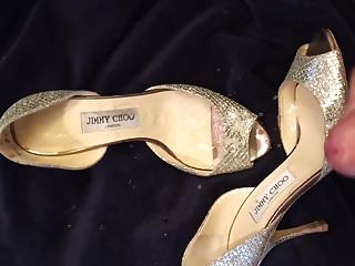 Cum on Jimmy Choo d&#039;orsay heels