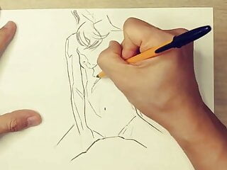 Easy And Beautiful Drawing Of Female Body 40x