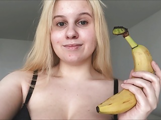 ANAL BANANA!!!  NO CUCUMBER! IT&rsquo;S A BANANA FOR MY ASS! :)
