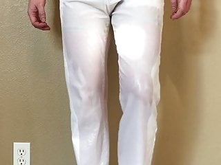 Desperate Pee In My White Jeans