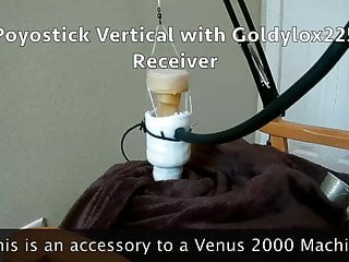 Poyostick Vertical Masturbation Mount with Venus 2000