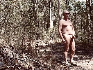 Walking nude in the Australian Bush