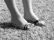 Nylon Stocking Feet Heels