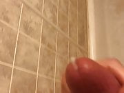 Shooting Cum in the Shower