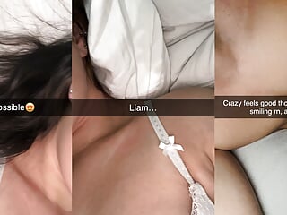 Wife got tempted by neighbor next door and she ends up cheating on her husband on Snapchat