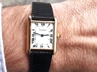 Cartier Tank Louis Wrist shot