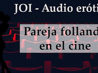 Spanish JOI .Escondidos En El Cine. 