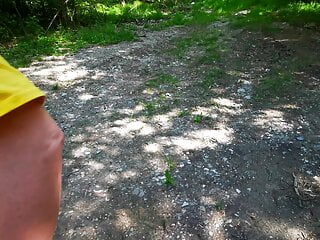  video: 80 titslaps on dirt road