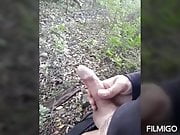Walking in the woods looking for cok sucker for my horny cok