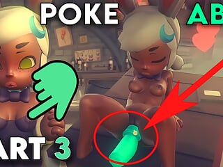 Poke Abby By Oxo potion (Gameplay part 3) Sexy Bunny Girl