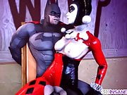 Batman fucking Harley Quinn deep and raw