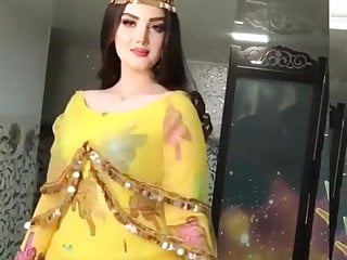 A beautiful noble Kurdish queen in an amazing dress