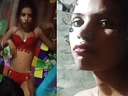 Indian hot babe having hard fucking with her step brother