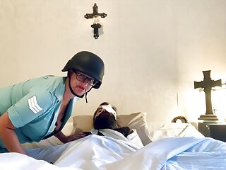 Patriot creampies military nurse littlekiwi brings...