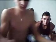 Straight guys feet on webcam #183