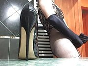 Bondex - Cum over fetish heels bodystocking