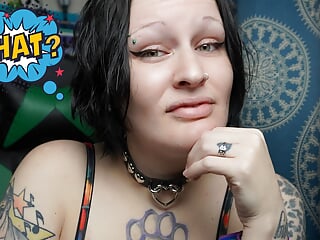 JOI, Goth Slut, GothBunny6669, Jerk off Encouragement