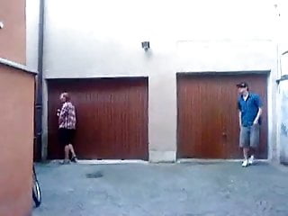 German Boys Pissing Outside...