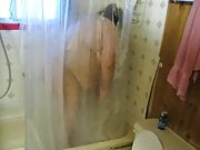 bbw wife shower