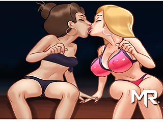 Summertimesaga - Girls Passionate Kisses On The Beach # 87