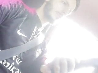football kit lad wanks while driving - FIT AS FUCK