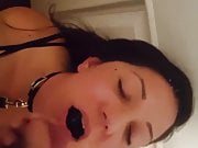 Online Whore with panties in her mouth