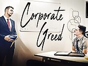 Douchebag Boss Dominates Submissive Employee At Work
