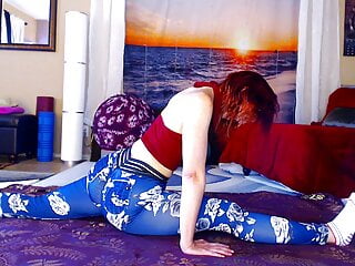 Squats Amp Splits video: HIPS SQUATS & SPLITS. Join my faphouse for more yoga, behind the scenes, nude yoga and spicy stuff