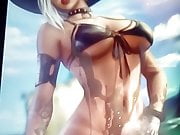 Ashe overwatch cum tribute 3