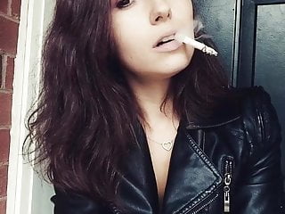 Smoking domination dangle...