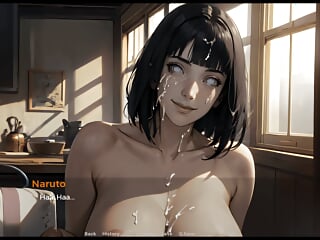 Hokage&#039;s Life Naruto 05 - Hinata Slutty wife sucks husbands cock until he blows huge load on her face