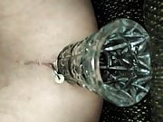 pierced anal toy and feet