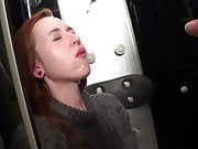 Girl drinks her own pee and her boyfriend piss
