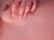 Sexy boobs press in hed by my self